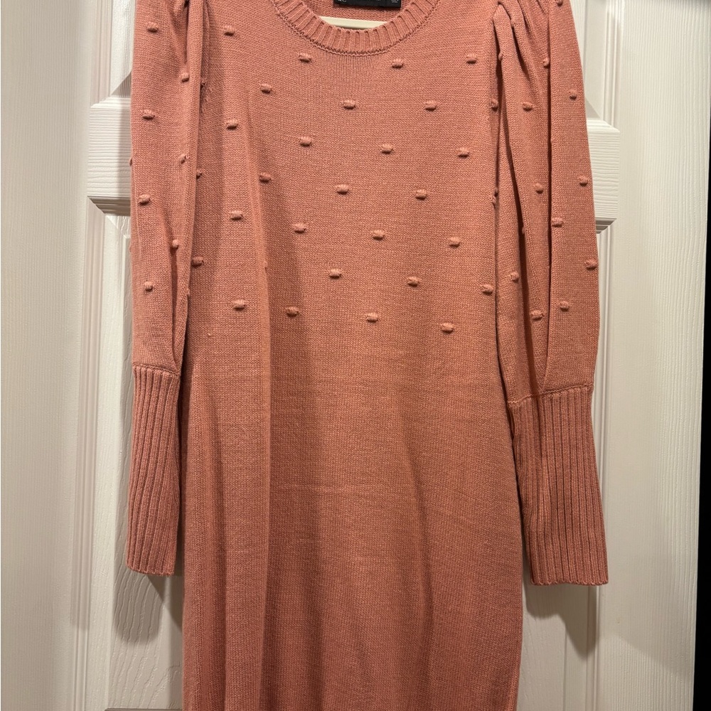 New York & Company Dusty Pink Knit Sweater